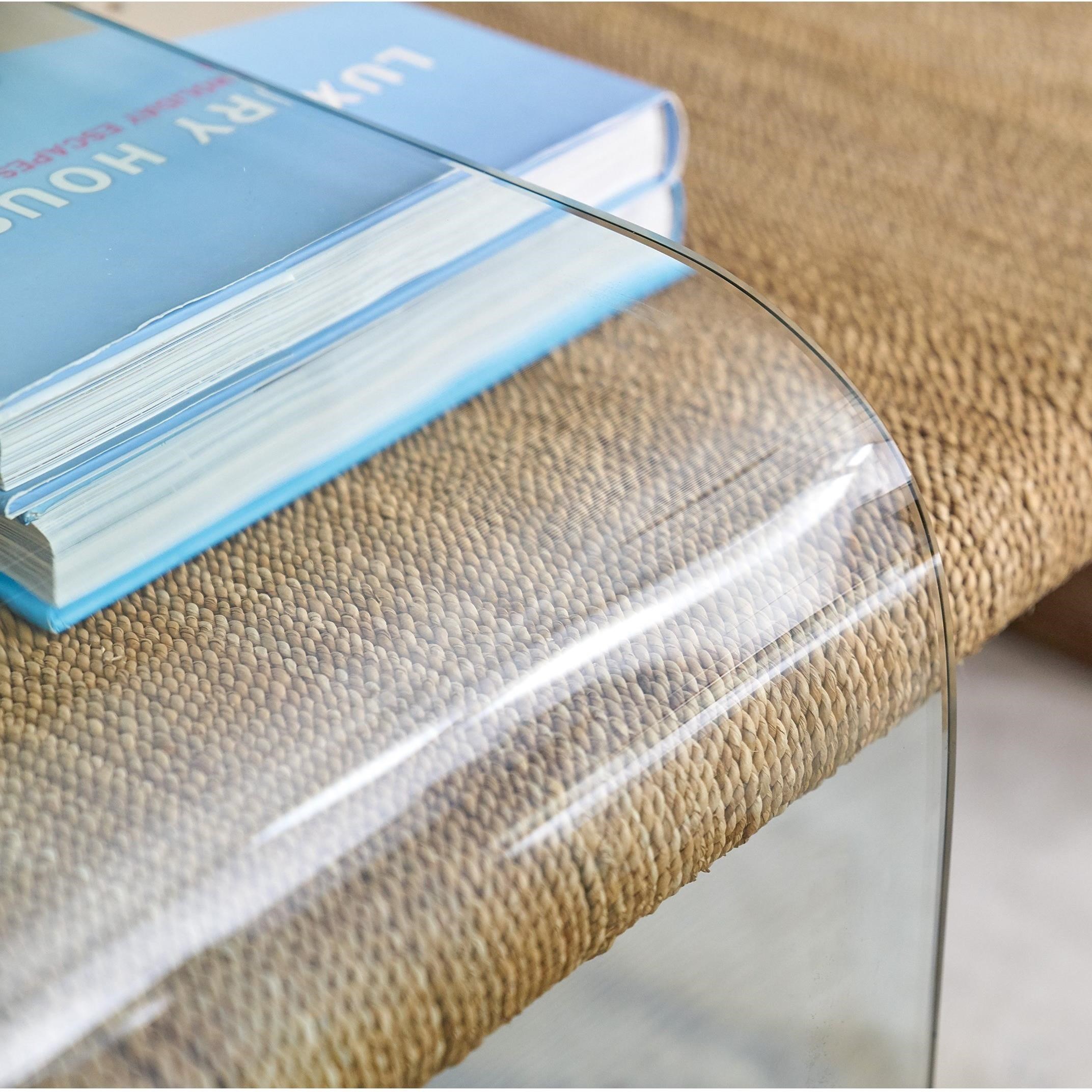 Rope and Glass Cocktail Table